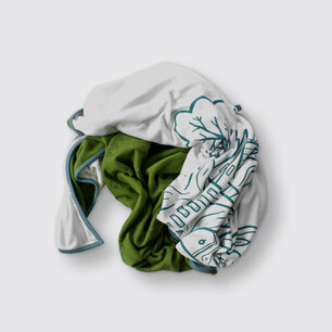 Kauri and Sons garment design baby blanket swaddle