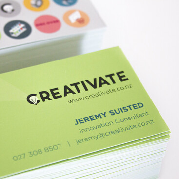 Business card design for Creativate Innocation Consultant