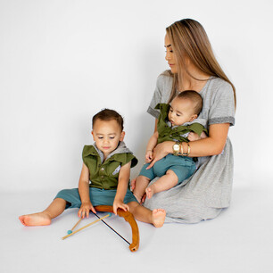Childrens fashion photography for Kauri and Sons Studio Mother and two sons