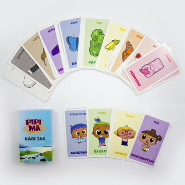 Kids play card design for Pipi Mā Kāri Tae – educational resources