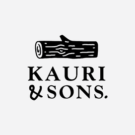 Kauri and Sons logo design