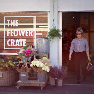 Business location photography for flower company