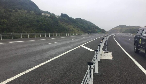 Installation of permanent Safety Barriers (Wire Rope and W-Beam)