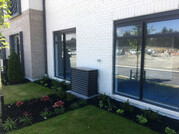 Standard style heatpump cover in garden