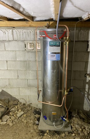 Mains Pressure Hot Water Cylinder Replacement