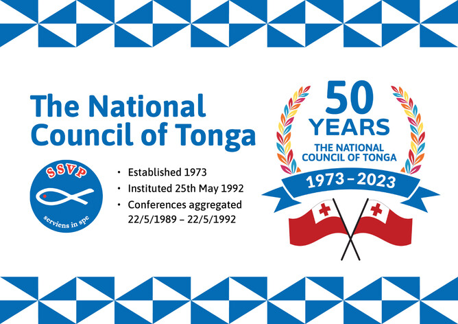 50th Anniversary - The National Council of Tonga | Society of St