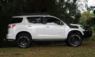 2019 Holden Trailblazer Featuring an ARB Summit Bar, Runva Winch, Safari Snorkel, OME Suspension Lift, RhinoRack Pioneer Platform, Black Steel Wheels & Monsta Mud Tyres
