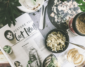 How do fermented foods promote gut health?