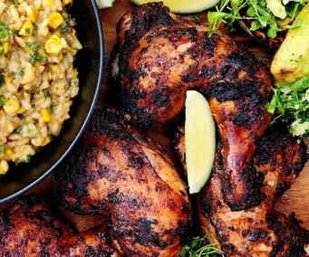 Smokin' Oak Barbecue - barbecue chicken leg day