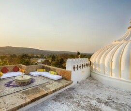 Bijaipur Hotel rooftop, India