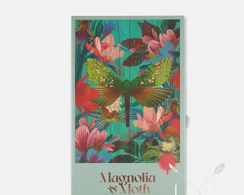 A stunning 1000-piece puzzle featuring Flox’s iconic Magnolia and Moth design — a vibrant celebration of nature, art, and mindful relaxation