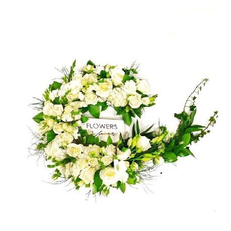 Trailing Two-Thirds Urn Wreath