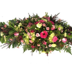 Colorful Reflections Casket Spray