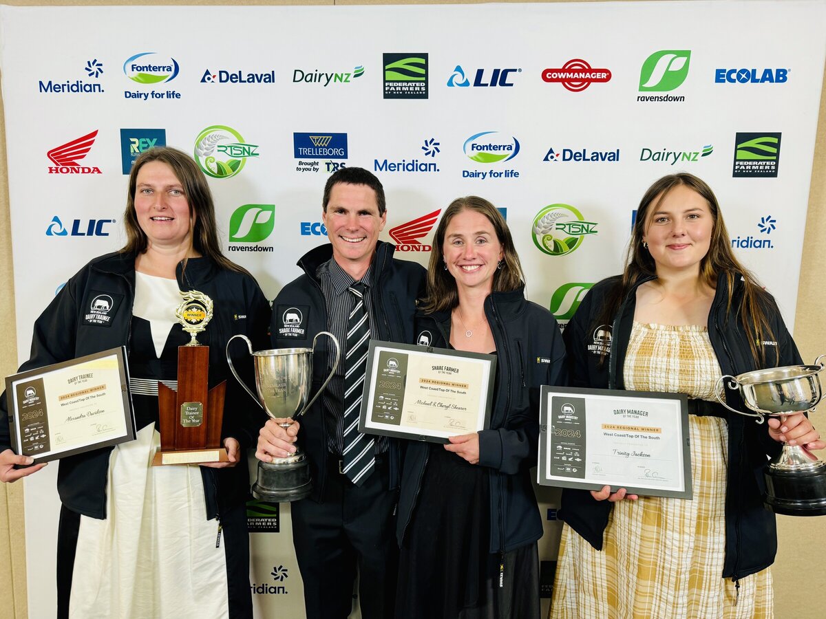 West Coast/Top Of South Dairy Industry Award Winners Run a Tight Ship New Zealand Dairy