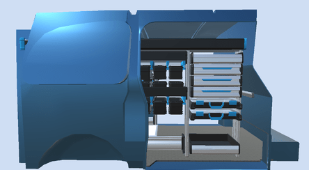hyundai iload shelving system