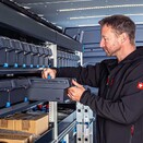 SR-BOXXes - Stow small parts quickly & clearly in the practical sliding boxes with windows.