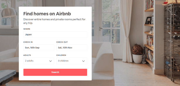 Air B&B: A good and simple call to action 