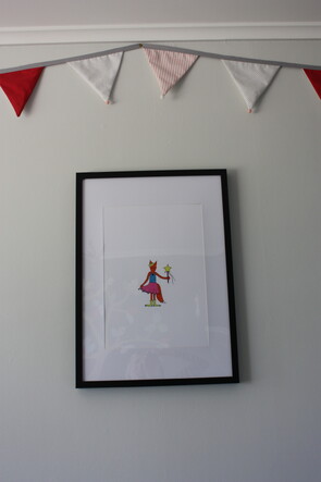 Princess Fox in little girl's room