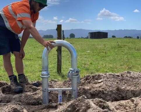 Kiwifruit irrigation installation New Zealand