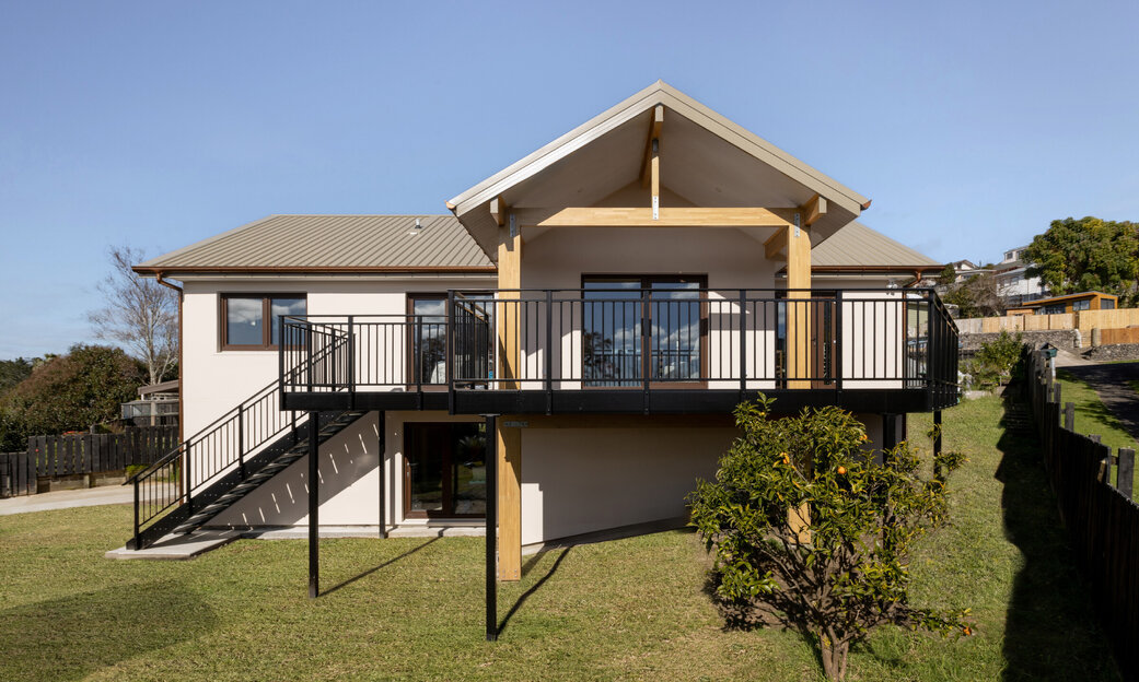 after exterior recladding