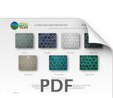 Hand Glazed Honeycomb Tiles