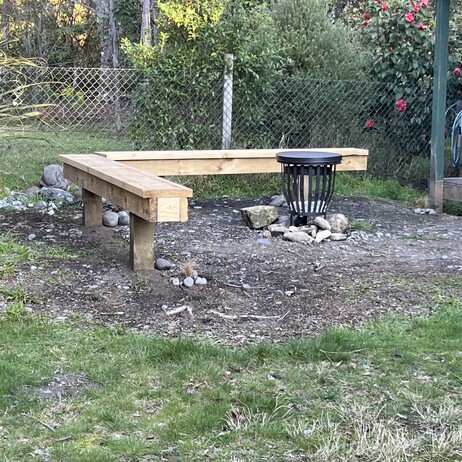 Turangi BnB outdoor fire pit