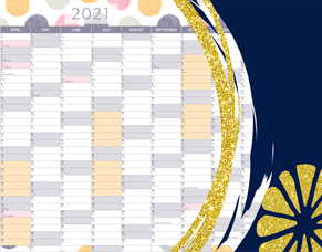 Get organised with a wall planner