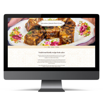 Baker's website design