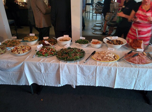 The delicious selection of food!