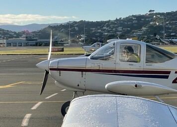 The morning flight line comes to life on NZWN’s western apron
