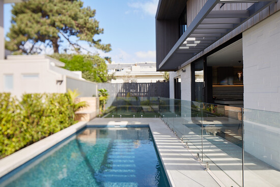 Swimming pool designed by Sculpt Gardens