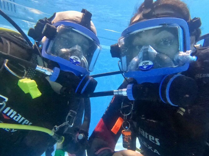 The history of full face mask diving aotearoa dive