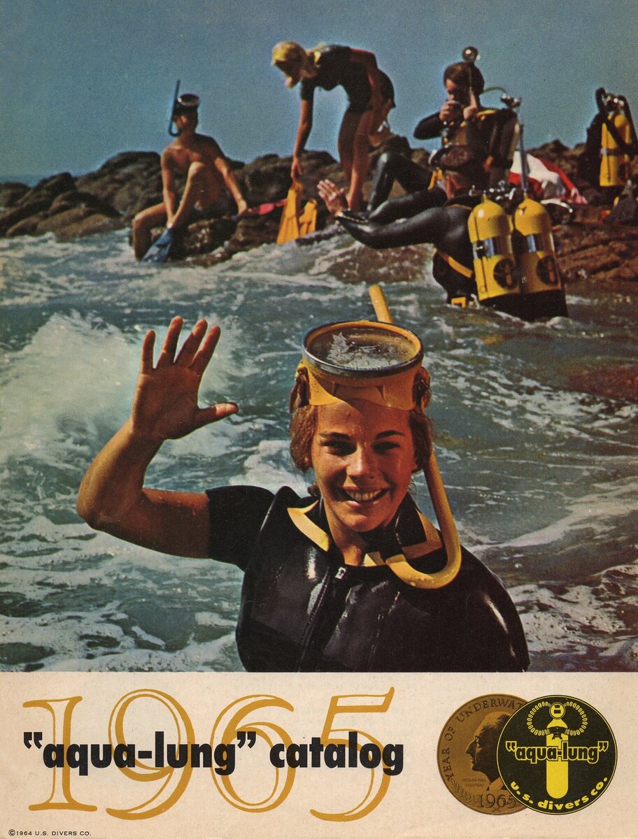 Woman in (vintage) wetsuits Aotearoa Dive