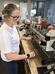 Image of Kendall Steel owner of Cafe Fresca