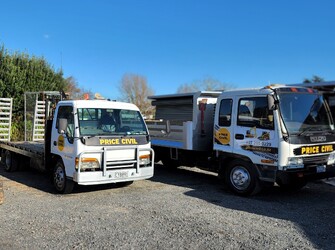 Tip Truck and Transporter