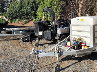 Wood Chipper and Water Trailer