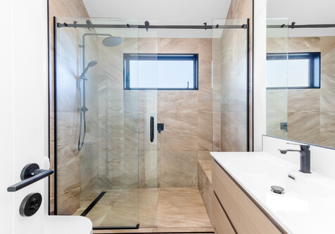 Modern, Quality Bathrooms- Lakefront Unit Accommodation Taupo New Zealand
