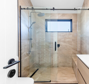 Modern bathroom at Roam Taupo