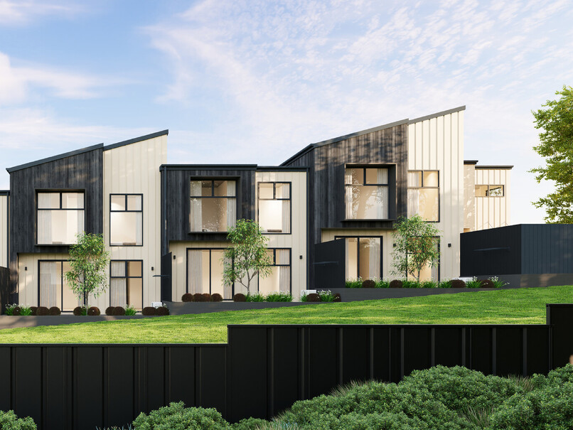 Image of Highgate Ridge, collection of townhouses in Maori Hill by MJW Homes. Dunedin, Otago NZ