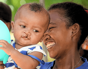 MAF Flight Enables Mercy Ships to Help Baby Osman