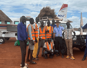 MAF Flight Brings Clean Water to South Sudan