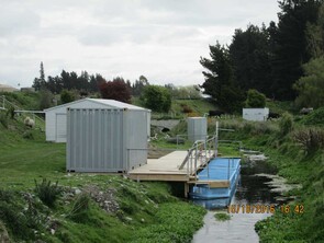 Welcome Stream Incubation Shed and Raceway Complete