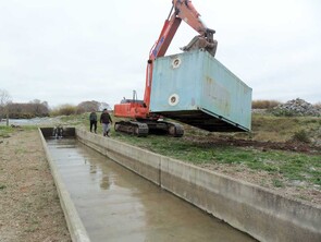 Container Delivered to Bell's Pond
