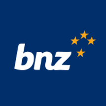 BNZ logo in blue square