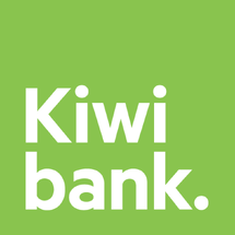 Kiwibank logo in green square