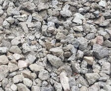 Recycled crushed concrete aggregate crushed in grade GAP80