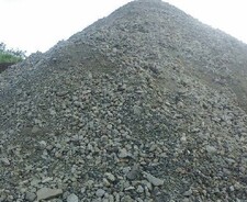 Recycled crushed concrete aggregate crushed in grade GAP65