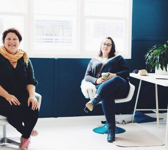 Karlina Mitchell & I at The Other Side. Photo by The Nomad Creative.