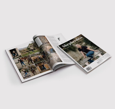 Shepherdess winter 2020 cover and and spread