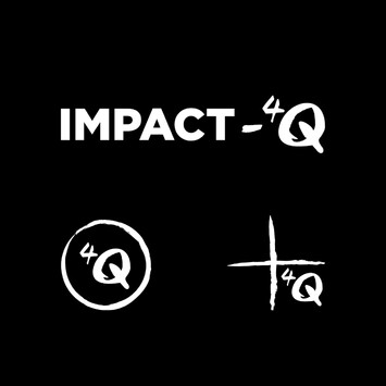 Impact 4Q logo and logomarks on black
